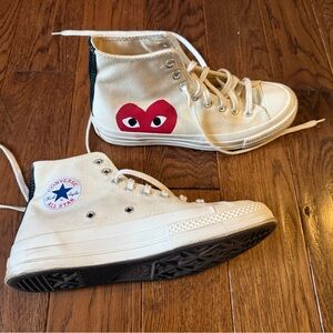 Converse Comme des garcons size 7 men’s and women’s 9